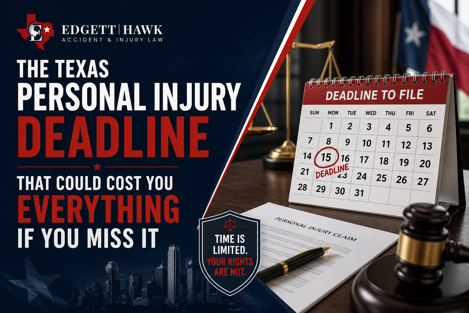 The Texas Personal Injury Deadline That Could Cost You Everything If You Miss It